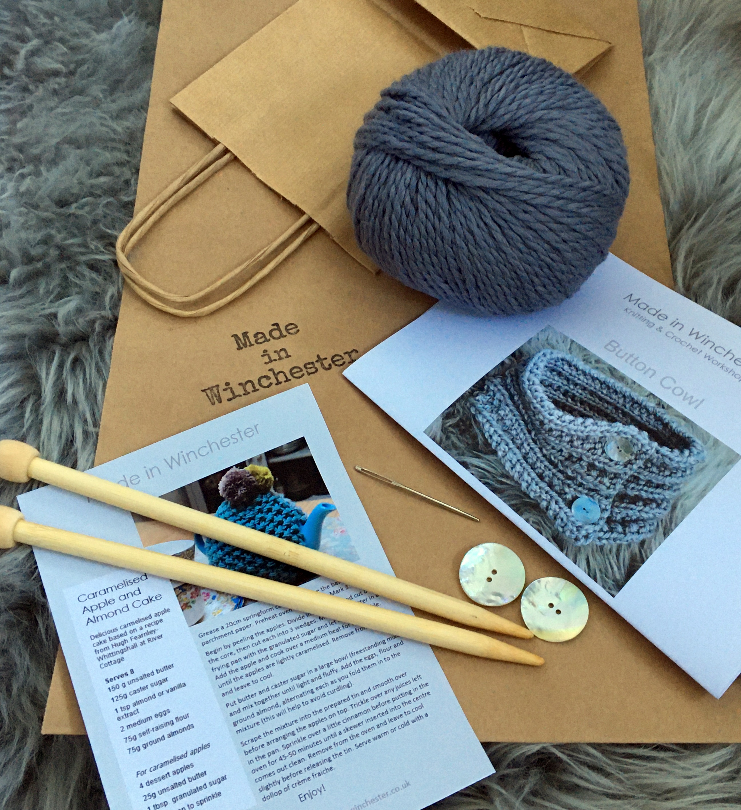 Beginners Knitting Kit Made in Winchester